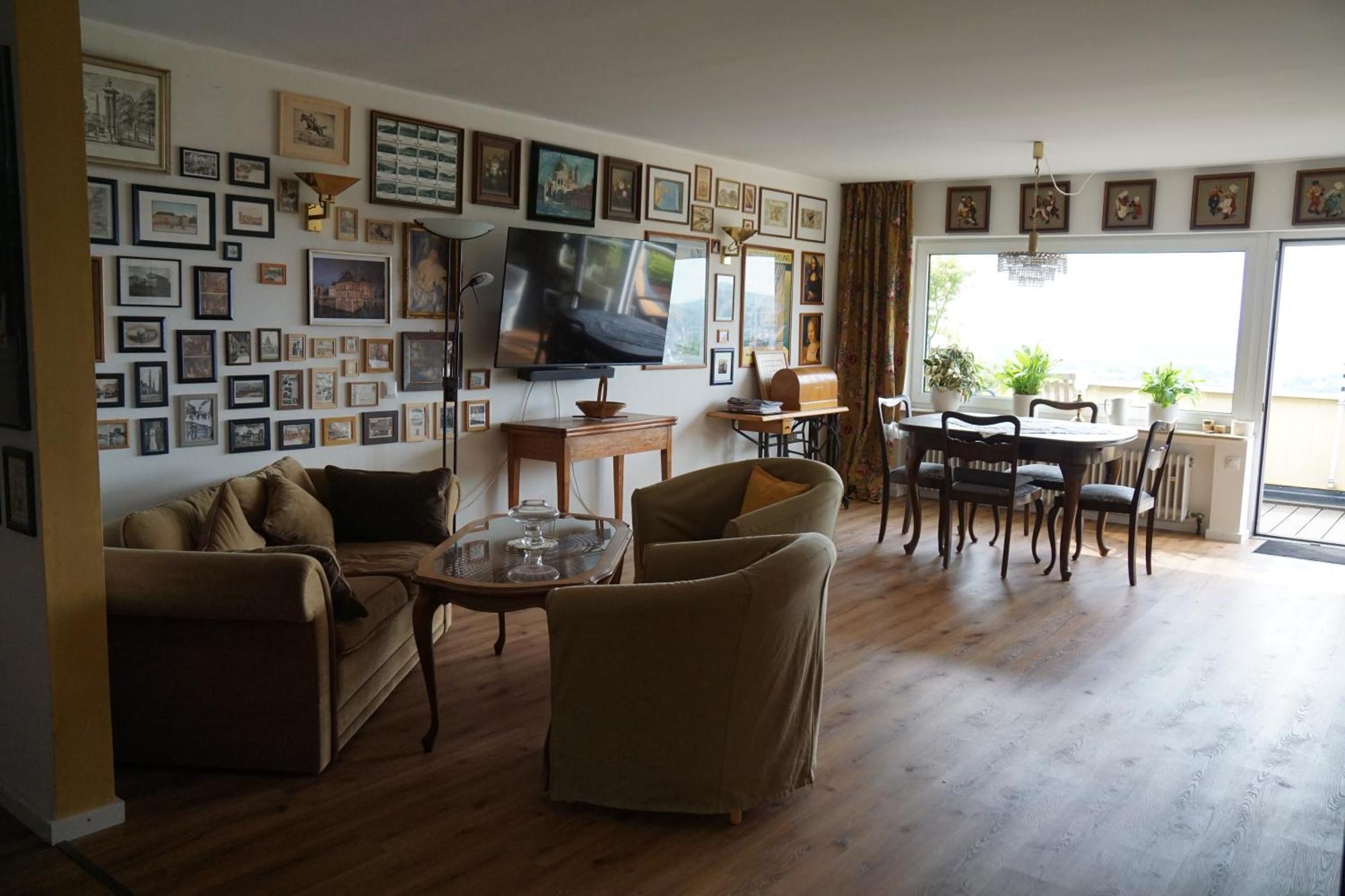 Rheinblick Am Rheinsteig Zur Festung Ehrenbreitstein Mit Balkon Und Sauna Urbar  외부 사진